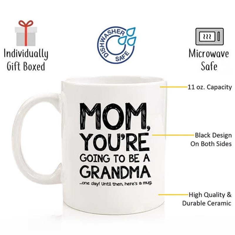 Dad/Mom You're Going to Be a Grandpa/Grandma Mug
