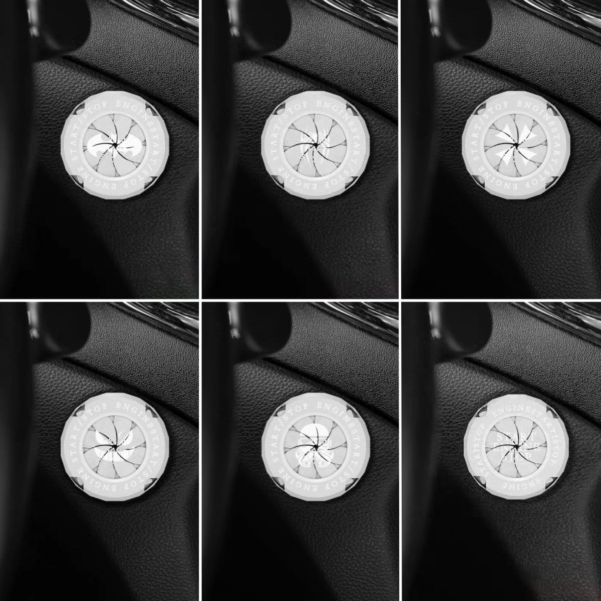 Car Start Button Zinc Alloy Cover