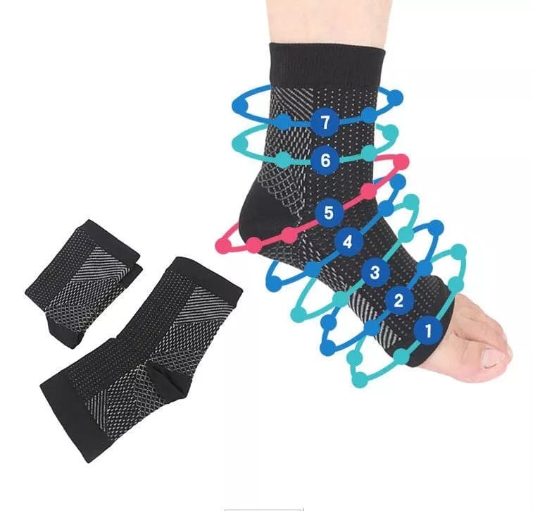 "Medical Certification" Compression Foot Sleeves Men Women Compression Socks with Arch Heel Support