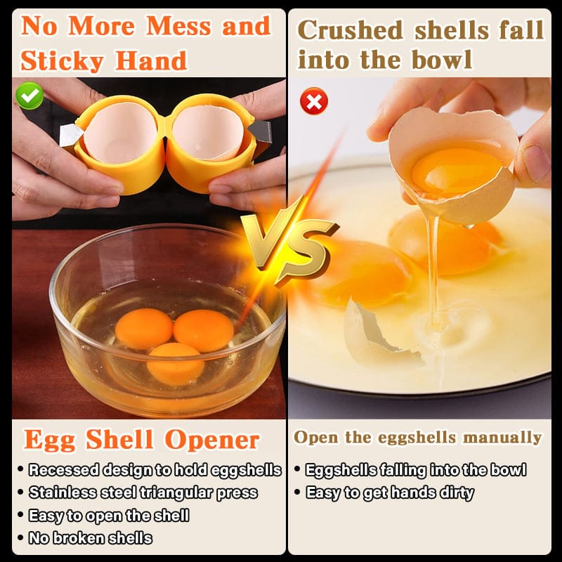 2024 SALE - No Mess Easy Egg Opener