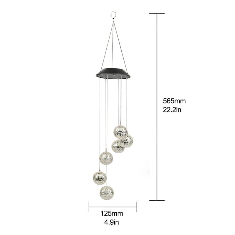 Outdoor Solar Wind Chimes Light